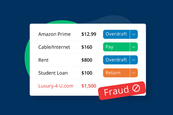 Fraudulent transaction alert