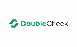 DoubleCheck logo on white